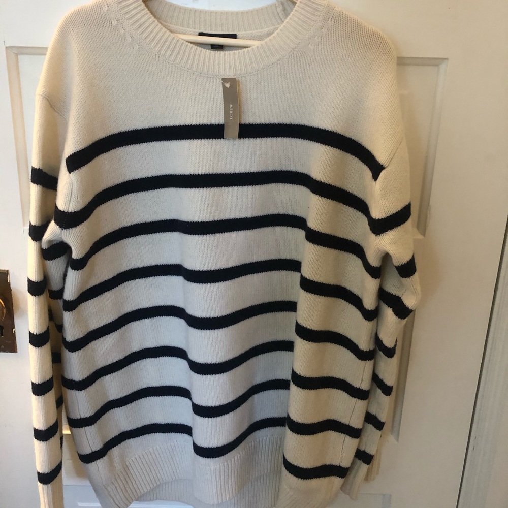 J. Crew Crewneck merino-wool Boyfriend Sweater